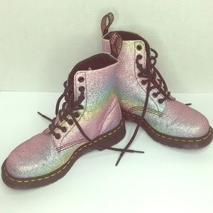 Dr. Martens Rainbow Glitter Pascal Boots
